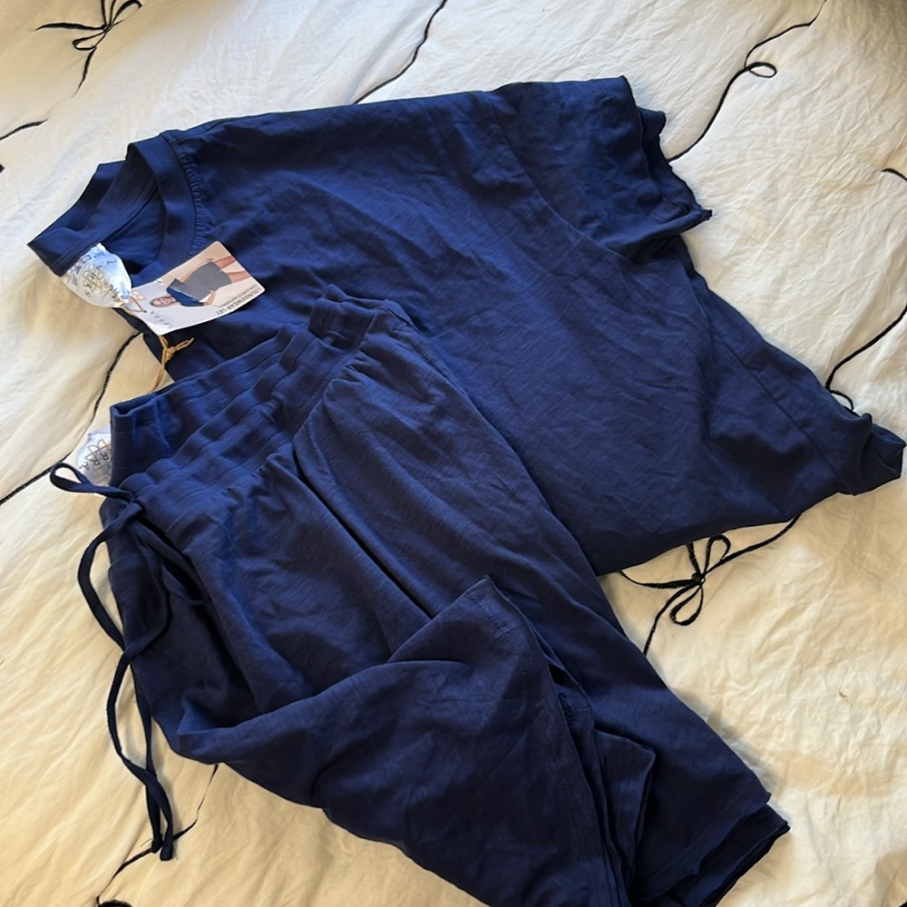Serra Navy Blue Kids Short Sleeve Tee